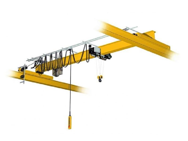 10 Ton European Single Girder Overhead Crane 9m Lift 22.5m Span