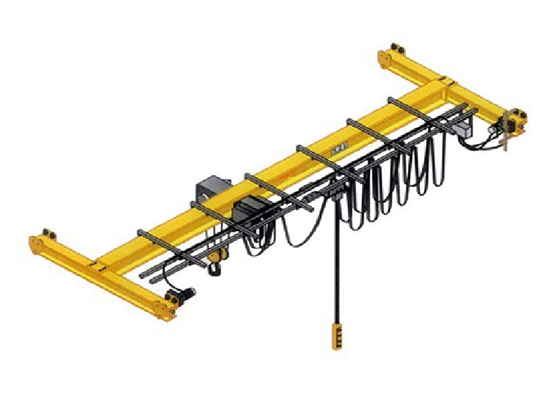 10 Ton European Single Girder Overhead Crane 9m Lift 22.5m Span
