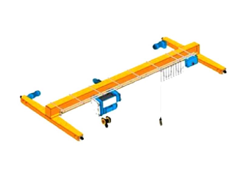 Custom 1-32 Ton European Single Girder Overhead Crane 6-18m Lift