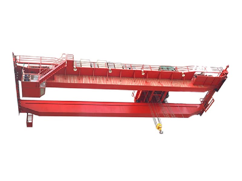 10 Ton QD Double Girder Overhead Crane 20m Lift 18m Span