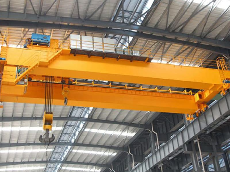 10 Ton QD Double Girder Overhead Crane 20m Lift 18m Span