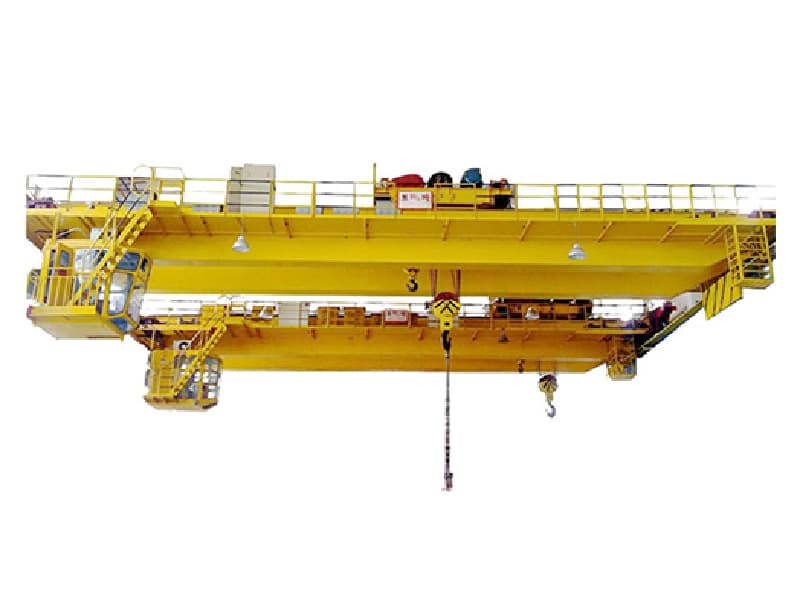 10 Ton QD Double Girder Overhead Crane 20m Lift 18m Span