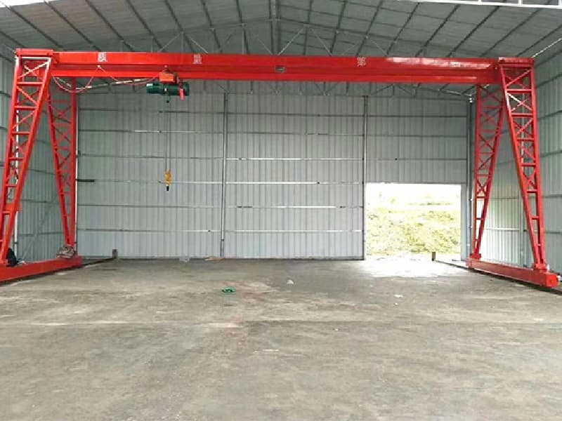 MH Single Girder Gantry Crane - 1 Ton Capacity, 30m Hoist Height, 30m Span