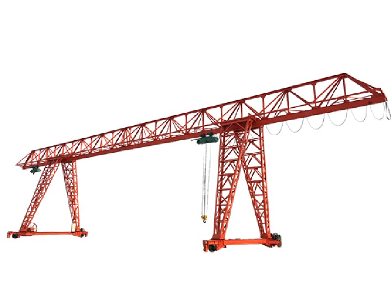 MH Single Girder Gantry Crane - 10 Ton Capacity, 20m Hoist Height, 25m Span