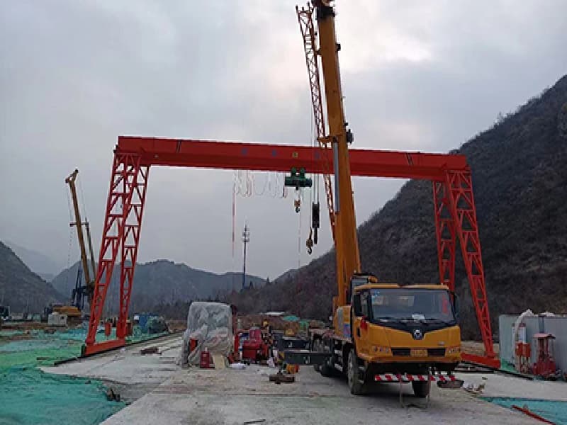 MH Single Girder Gantry Crane - 10 Ton Capacity, 30m Hoist Height, 30m Span