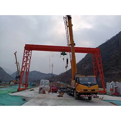 MH Single Girder Gantry Crane - 10 Ton Capacity, 30m Hoist Height, 30m Span