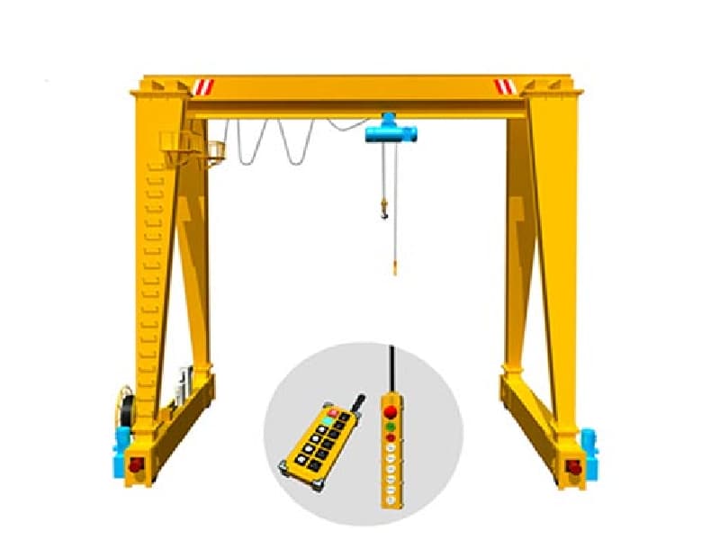 MH Single Girder Gantry Crane - 10 Ton Capacity, 30m Hoist Height, 30m Span