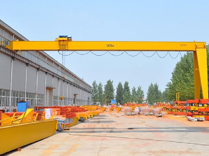 BMH Semi-Gantry Crane - 7.5 Ton Capacity, 15m Hoist Height, 18m Span