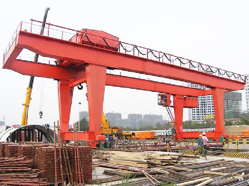 MG Double Girder Gantry Crane - 80 Ton Capacity, 5m Hoist Height, 10m Span