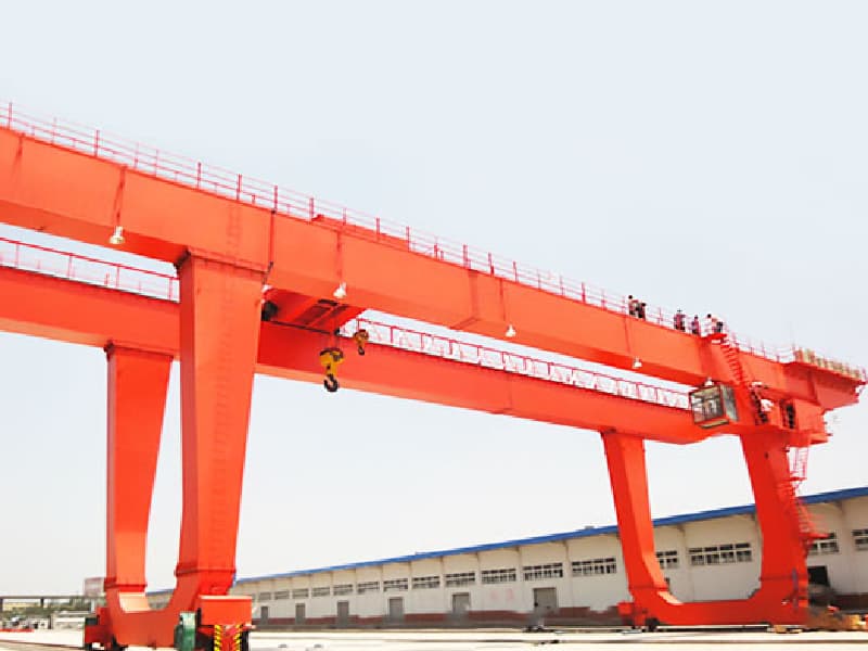 MG Double Girder Gantry Crane - 80 Ton Capacity, 5m Hoist Height, 10m Span
