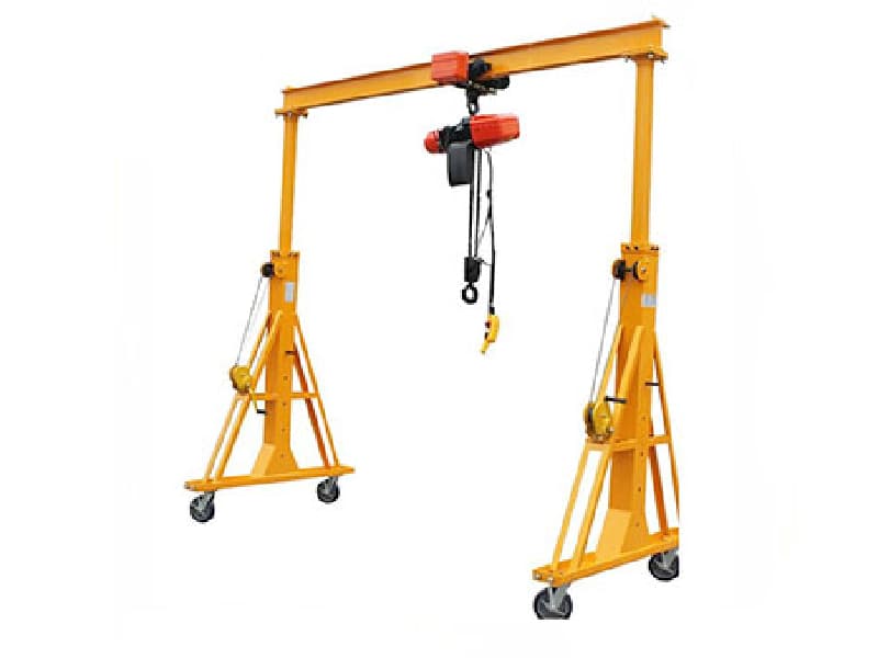 Portable Gantry Crane - 1 Ton Capacity, 6m Hoist Height, 7m Span