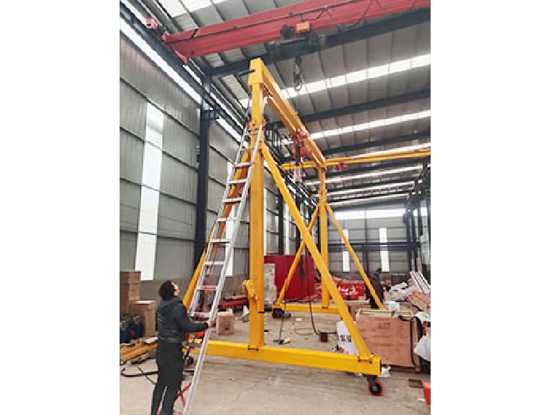 Portable Gantry Crane - 1 Ton Capacity, 6m Hoist Height, 7m Span