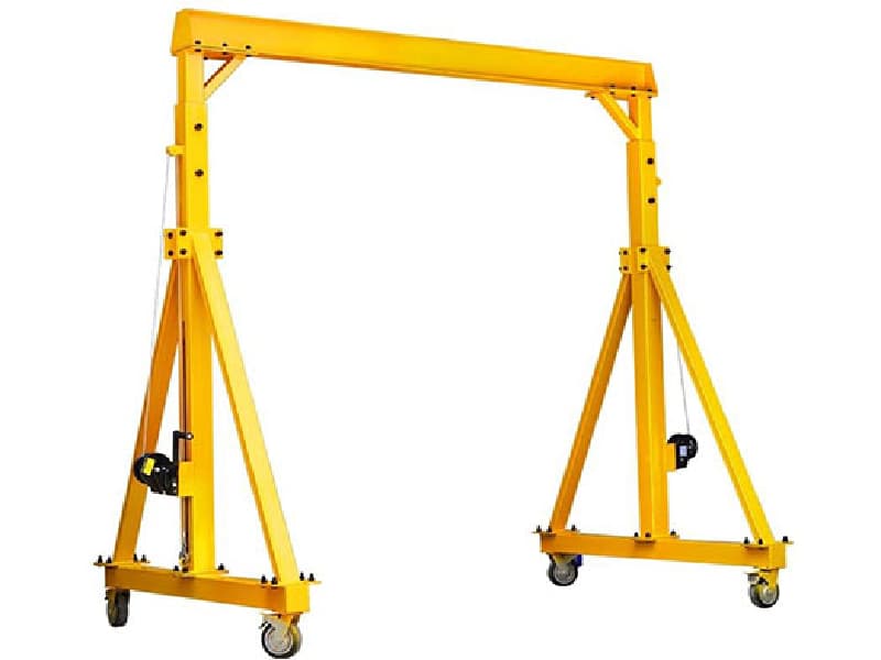 Portable Gantry Crane - 1 Ton Capacity, 6m Hoist Height, 7m Span