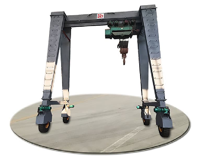 Rubber Tire Gantry Crane - 50 Ton Capacity, 35m Hoist Height, 25m Span