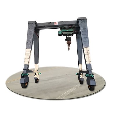 Rubber Tire Gantry Crane - 100 Ton Capacity, 18m Hoist Height, 15m Span