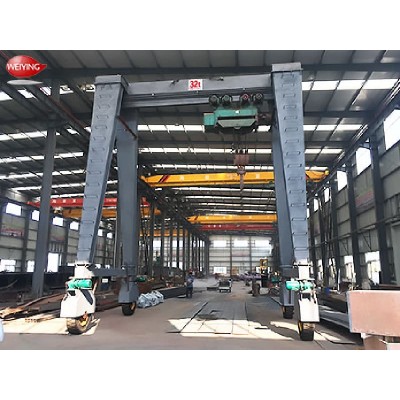 Rubber Tire Gantry Crane - 10 Ton Capacity, 10m Hoist Height, 10m Span