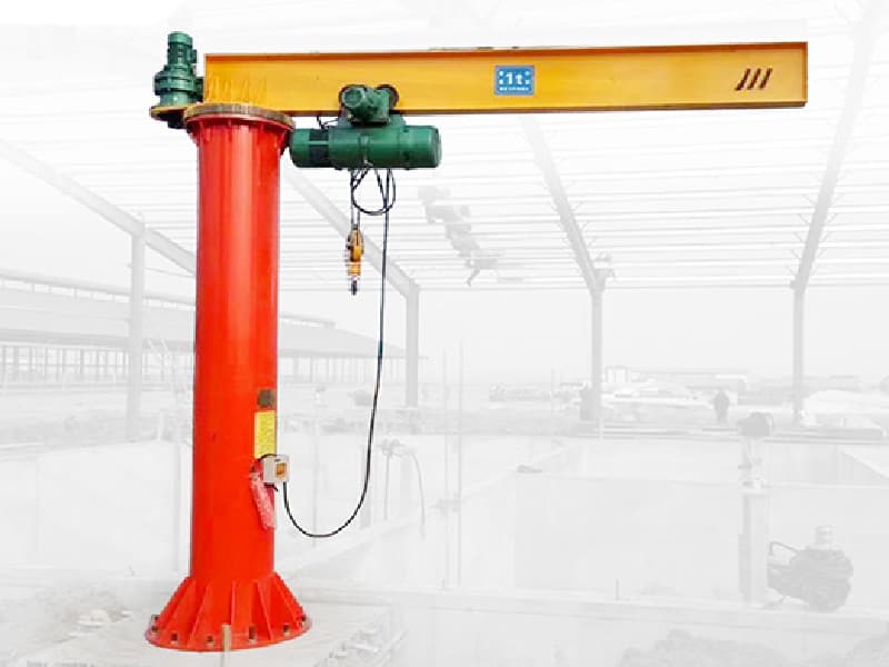 BZ Type Pillar Jib Crane - 5 Ton Capacity, 12m Lift Height, 12m Span