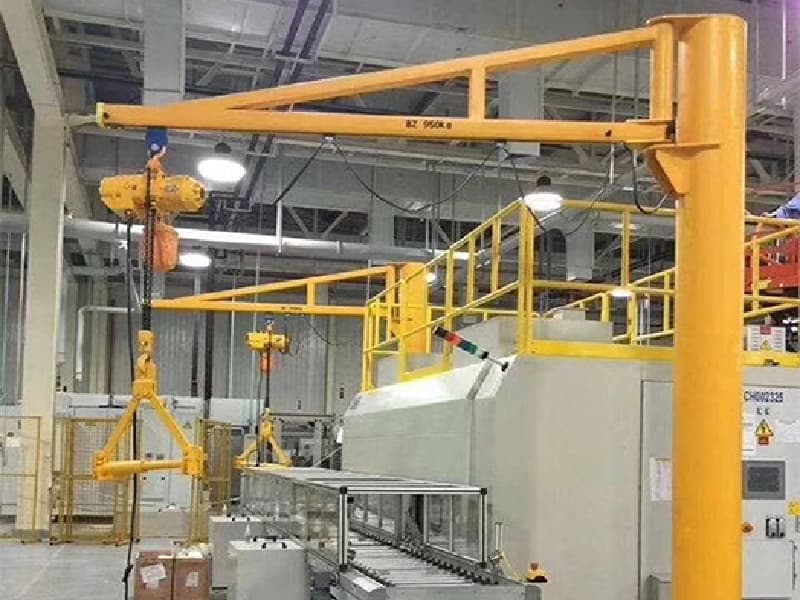 KBK Type Pillar Jib Crane - 0.25t Capacity, 6.0m Lift, 8m Span