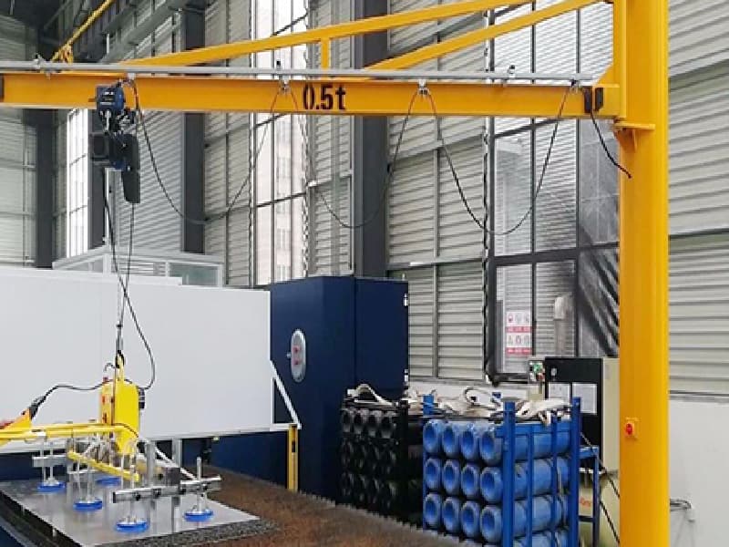 KBK Type Pillar Jib Crane - 1t Capacity, 6.0m Lift, 6m Span