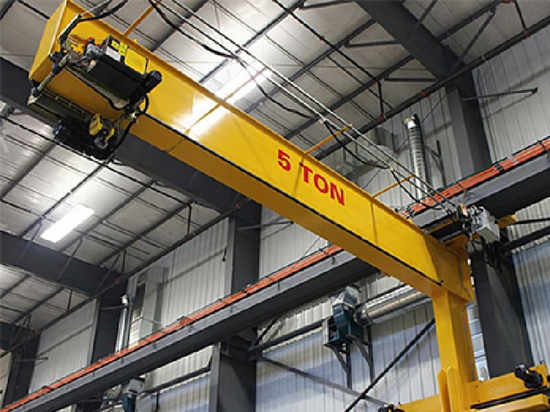 BB Type Wall-travelling Jib Crane - 5t Capacity, 3m Lift, 4m Span