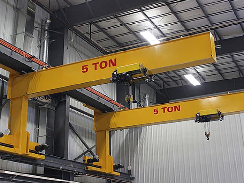 BB Type Wall-travelling Jib Crane - 1t Capacity, 5m Lift, 6m Span