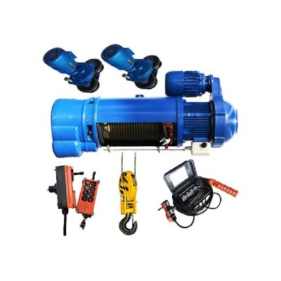 MD Wire Rope Electric Hoist 1 Ton 12 Meter Height A3 A4 Duty Double Speed