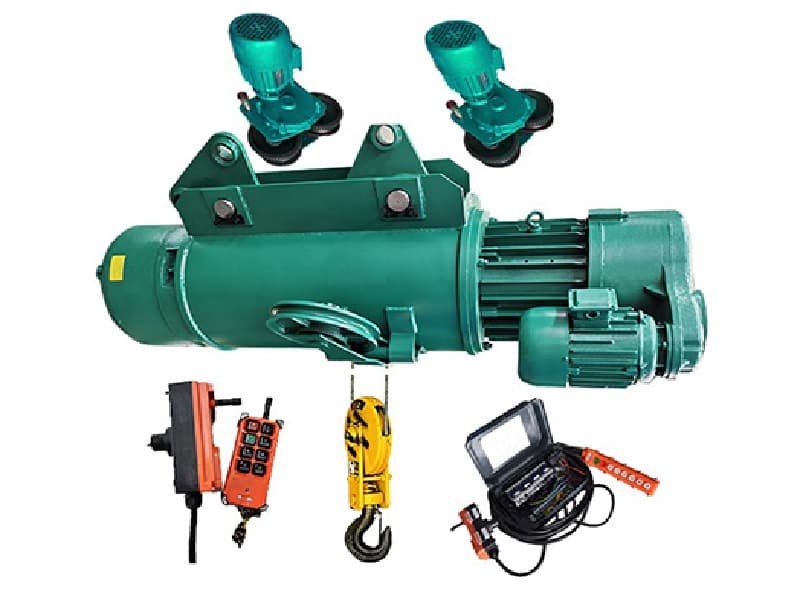 MD Wire Rope Electric Hoist 20 Ton 12 Meter Height A3 A4 Duty