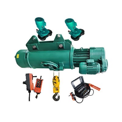 MD Wire Rope Electric Hoist 5 Ton 3 Meter Lift Double Speed 380V CE