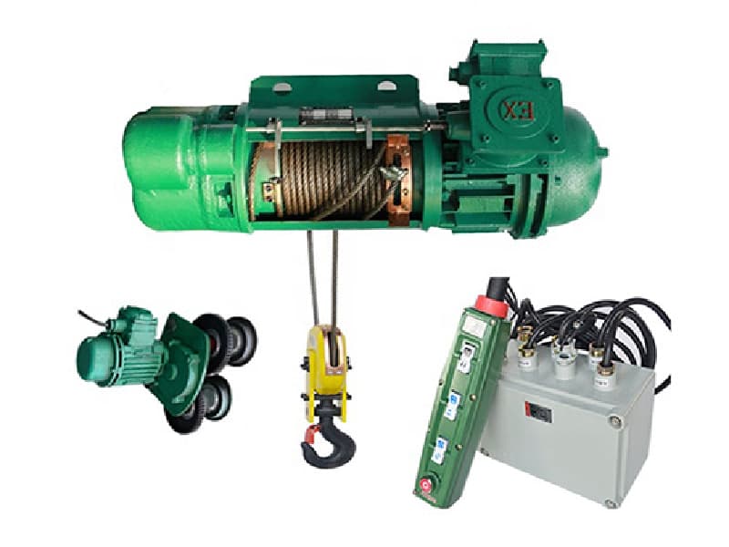 Explosion-Proof Electric Hoist 32 Ton 12 Meter Height Type I