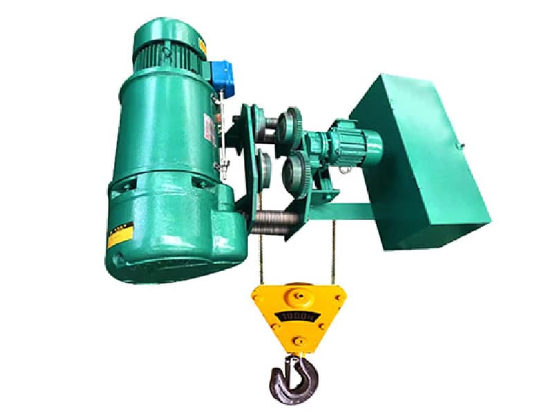 Low Headroom Wire Rope Electric Hoist 1 Ton 12 Meter Height Double Speed