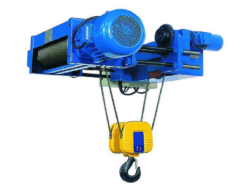 Low Headroom Wire Rope Electric Hoist 0.5 Ton 24m Lift A4 Duty Lightweight