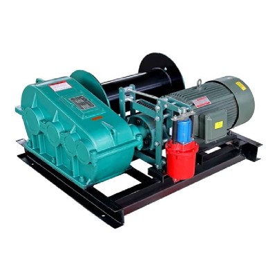 JM Model Electric Winch 5t 100m Rope Capacity Single Speed for Steel Structure