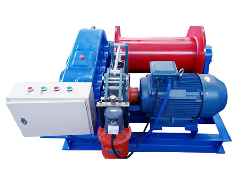 JM Model Electric Winch 10t 100m Rope Capacity Dual Speed for Large Factories
