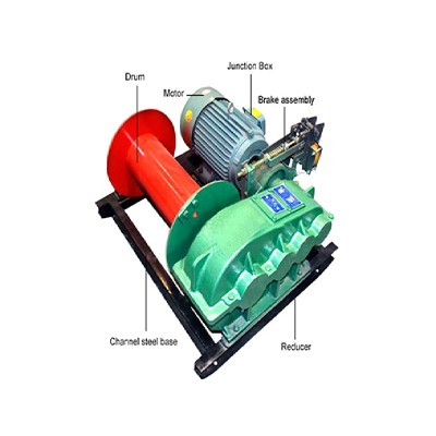 JK Model Electric Winch 5 Ton 150m Rope Capacity Dual Speed Heavy Traction