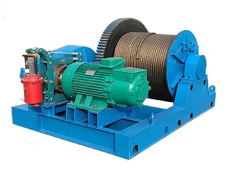 JK Model Electric Winch 5 Ton 150m Rope Capacity Dual Speed Heavy Traction