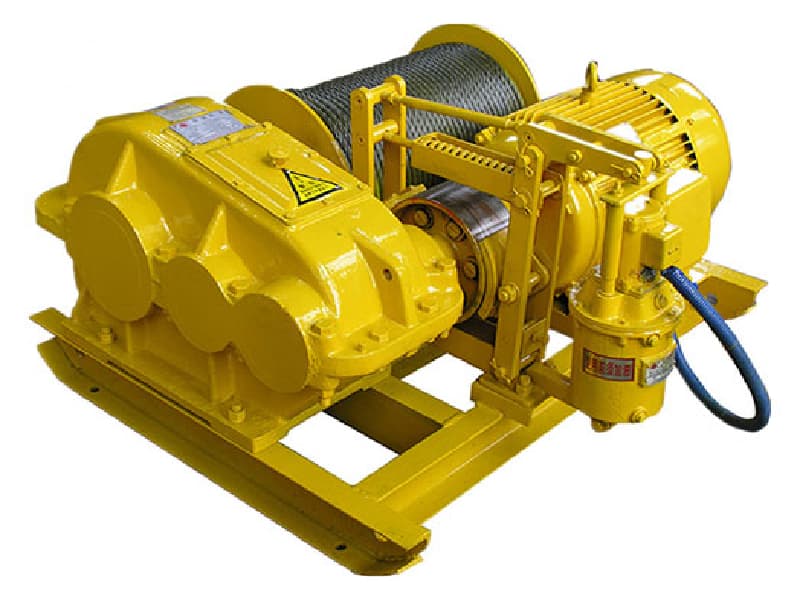 JK Model Electric Winch 20 Ton 50m Rope Capacity Dual Speed Primary Hoist