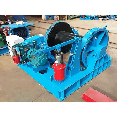 Electric Winch 50 Ton 100m Rope Capacity Single Speed Goliath Mining Winch