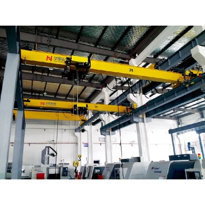 HD Single Girder Overhead Crane 12.5 Ton 16m Span Wireless