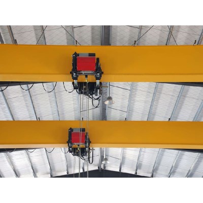 HD Single Girder Overhead Crane 2 Ton 20m Span for Warehouses