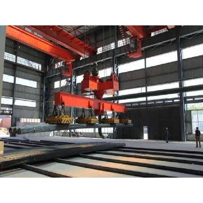 QC 2 Ton Magnetic Spreader Overhead Crane, 12m Span, 9m Lift