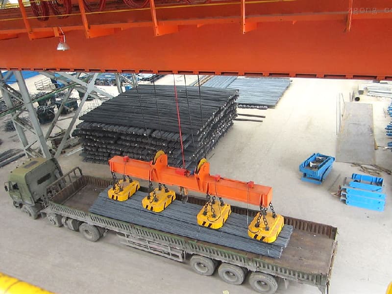 20t QC Electromagnetic Double Girder Bridge Crane, 23m Span, 20m Height