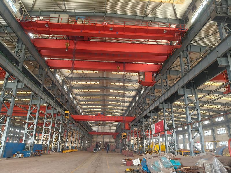 10 Ton QDxx Double Girder Overhead Crane, 26m Span, 16m Height