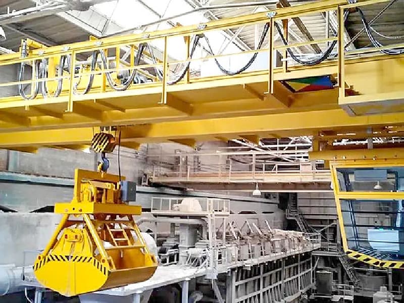 6.3 Ton QZ Grab Crane, 14m Height, 19.5m Span for Industrial Use