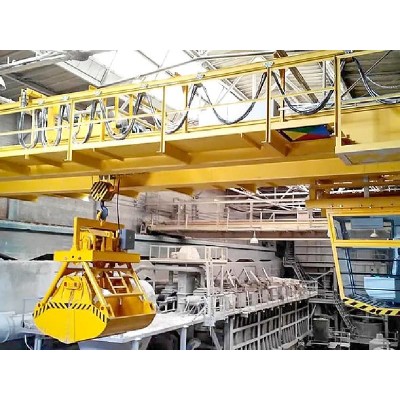 10 Ton QZ Grab Crane for Waste Plants, 12m Height, 22.5m Span