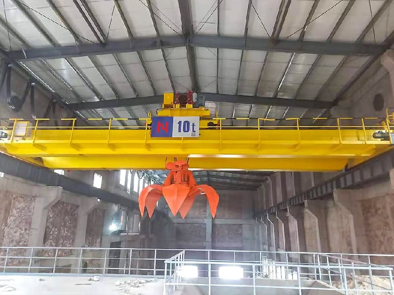 6.3 Ton QZ Grab Crane, 14m Height, 19.5m Span for Industrial Use