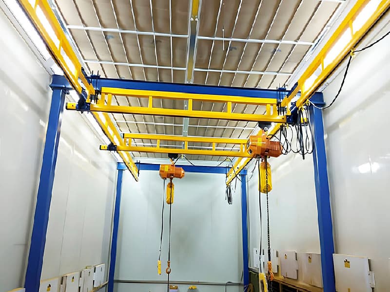 KBK Flexible Crane for 125kg Loads, 15m Span, 2.5m Height