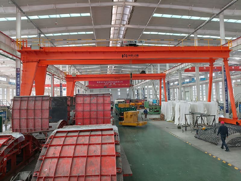 MG Double Girder Gantry Crane - 100 Ton Capacity, 40m Span, 20m Lift