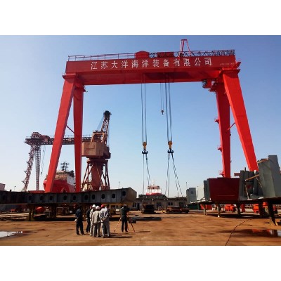 50 Ton MG Gantry Crane, Double Girder, 25m Span, 12m Lift Height