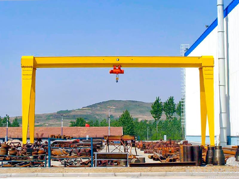 MH Single Girder Gantry Crane - 10t Lifting, 28m Span, 14m Height