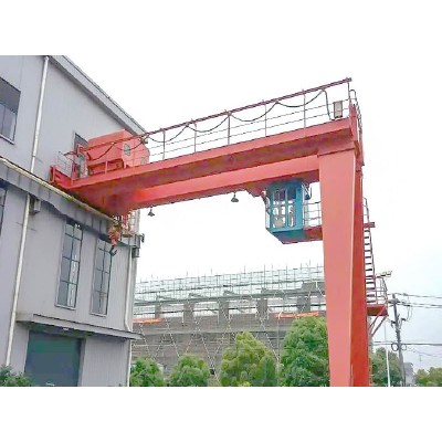 BMG Double Girder Semi Gantry Crane 5 Ton Capacity, 15 Meter Span